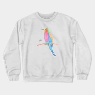 Lilac-breasted roller Crewneck Sweatshirt